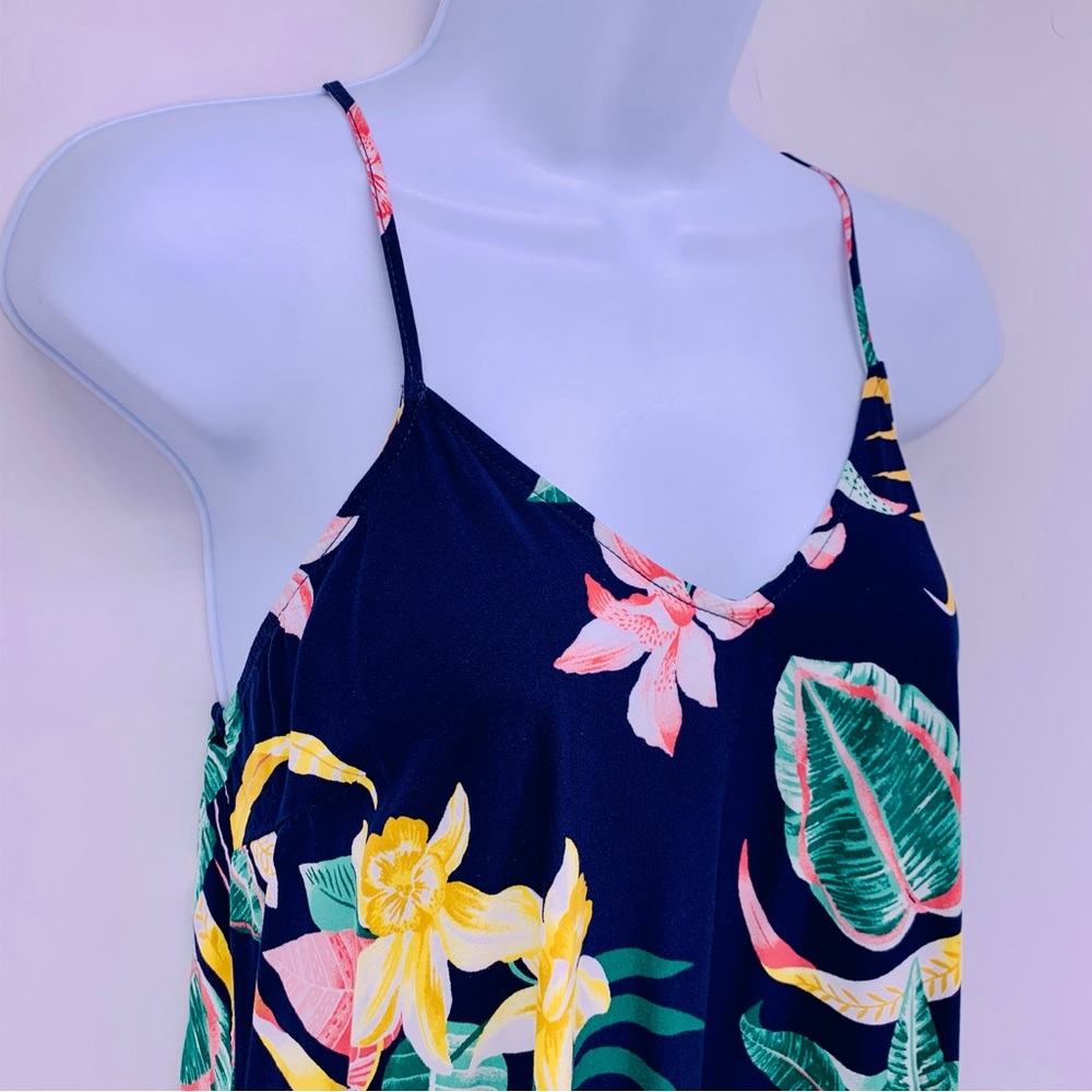 Old Navy V Neck Floral Maxi Dress Womens Size M - Picture 5 of 11